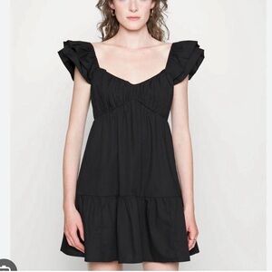 Abercrombie & Fitch mini ruffle dress